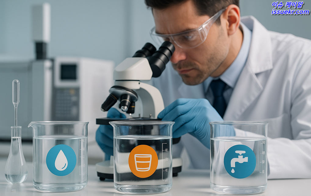 생수 정수기물 수돗물, 물의 모든 것 과학적 비교 분석 3