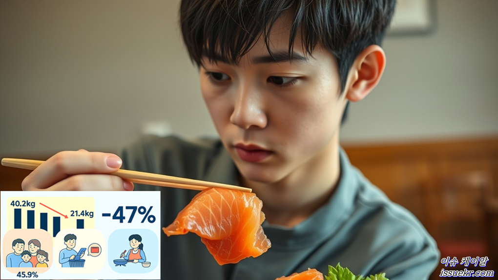 일본인의 생선 소비량, 왜 줄고 있을까?