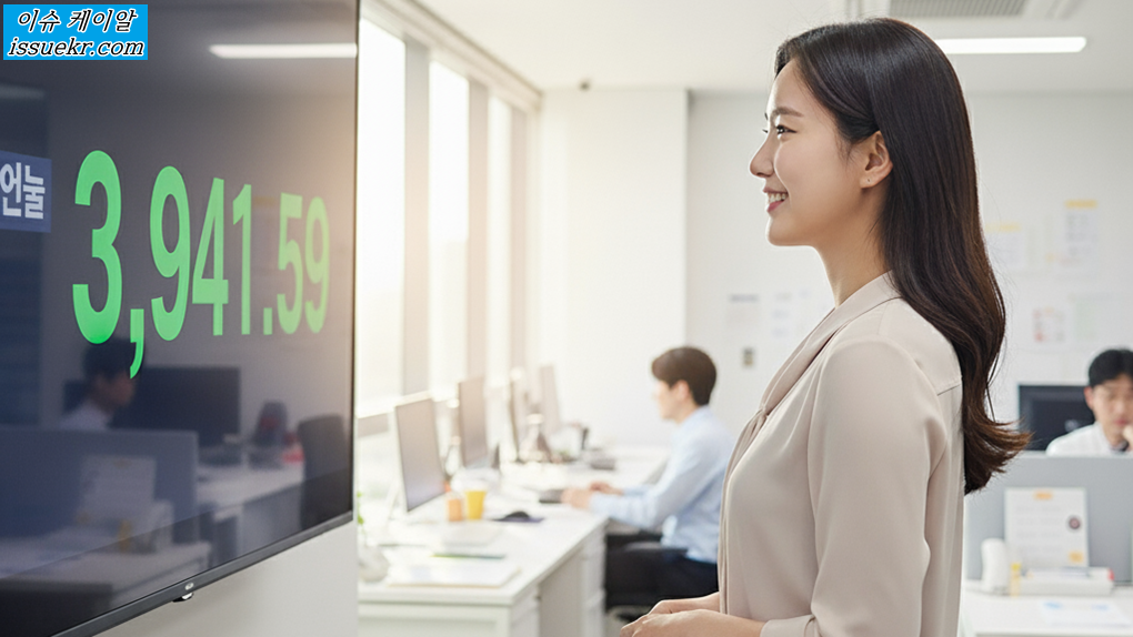 코스피, 사상 첫 3,900선 돌파 대기록… 삼성전자·SK하이닉스, 합산 시총 ‘1,000조 원’ 돌파!