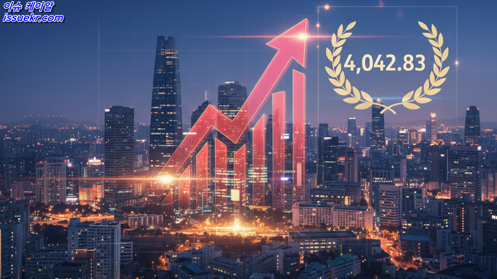 코스피 사상 첫 4,000 시대 개막 4