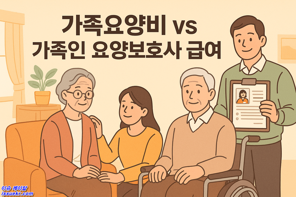 가족요양비 vs 가족요양급여, 부부간병 혜택 완벽 정리