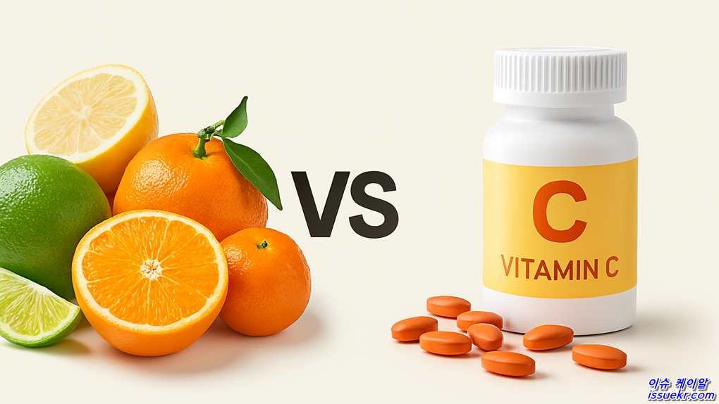 과일 vs 영양제 비타민c 섭취법 완전 비교 c
