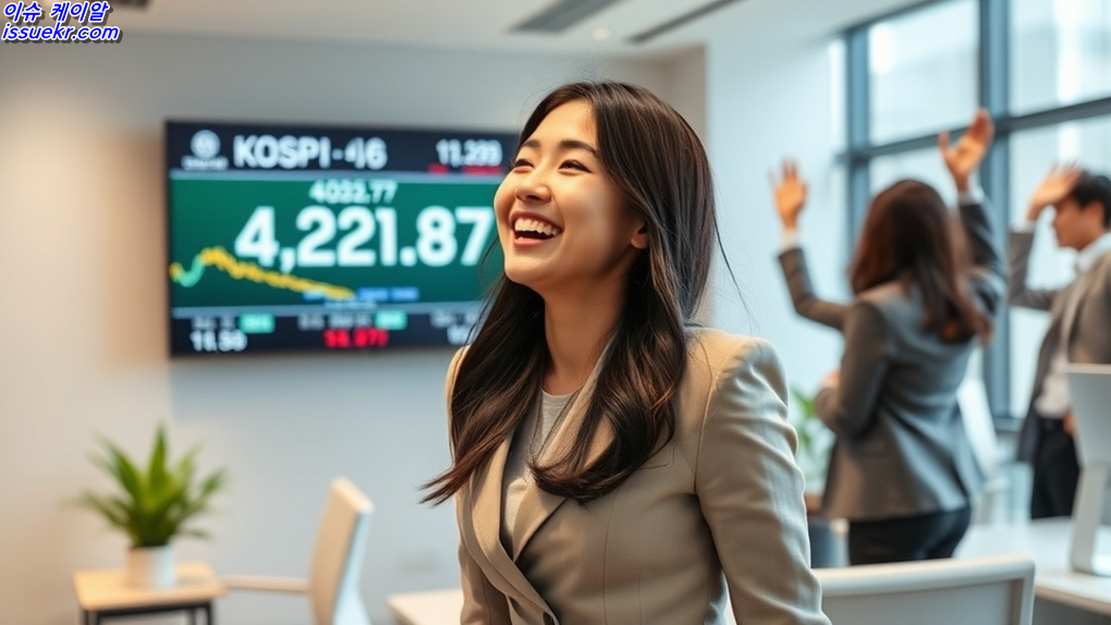 코스피, 사상 첫 4,200 시대 개막!… 삼성전자: 11만 전자 / SK하이닉스: 62만 닉스