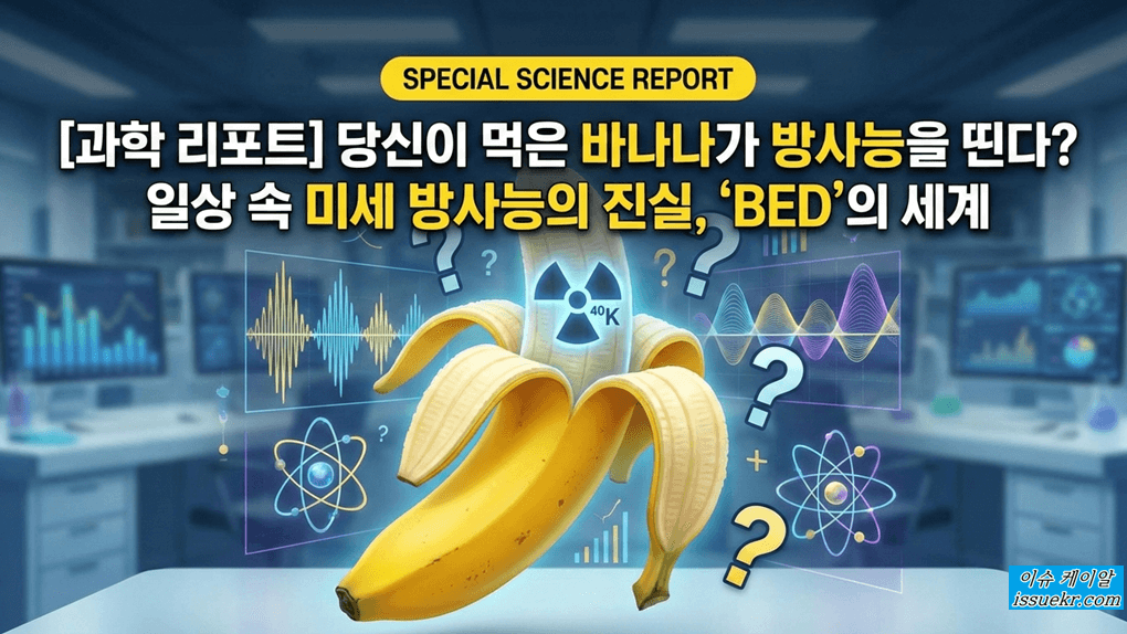 바나나에도 방사능이 bed로 보는 일상 속 방사선 a