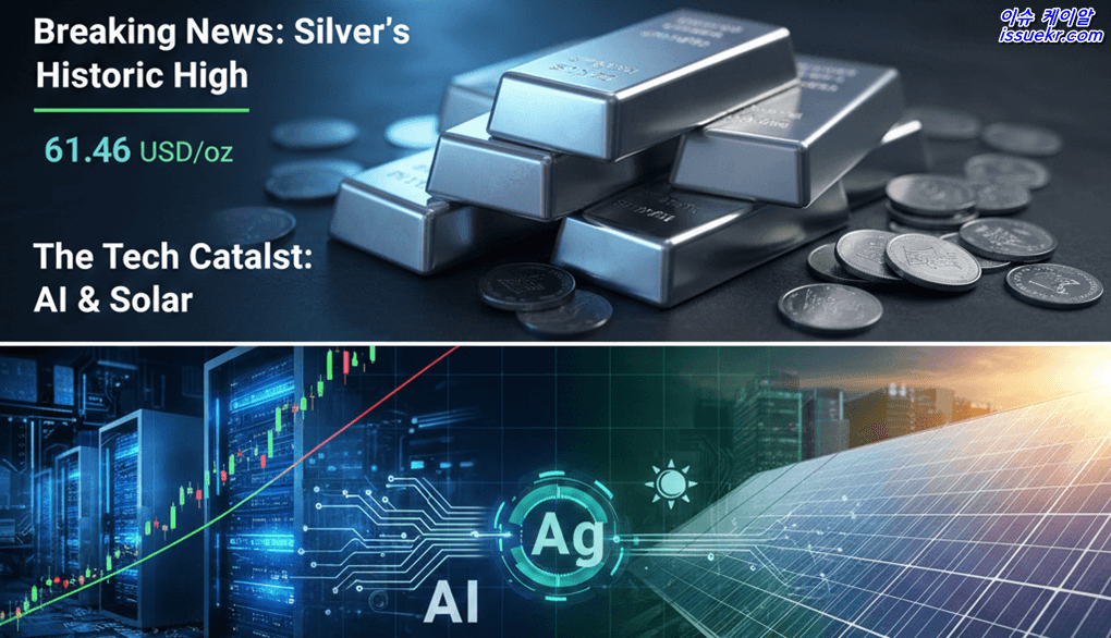 은(Silver), 사상 최초 60달러 돌파! 지금 은값이 폭등하는 진짜 이유