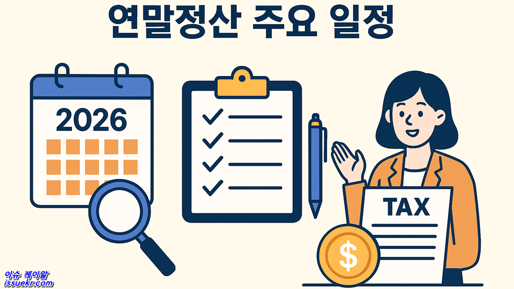 2026 연말정산 총정리, 일정·대상·신청 방법·달라진 점 한눈에 b