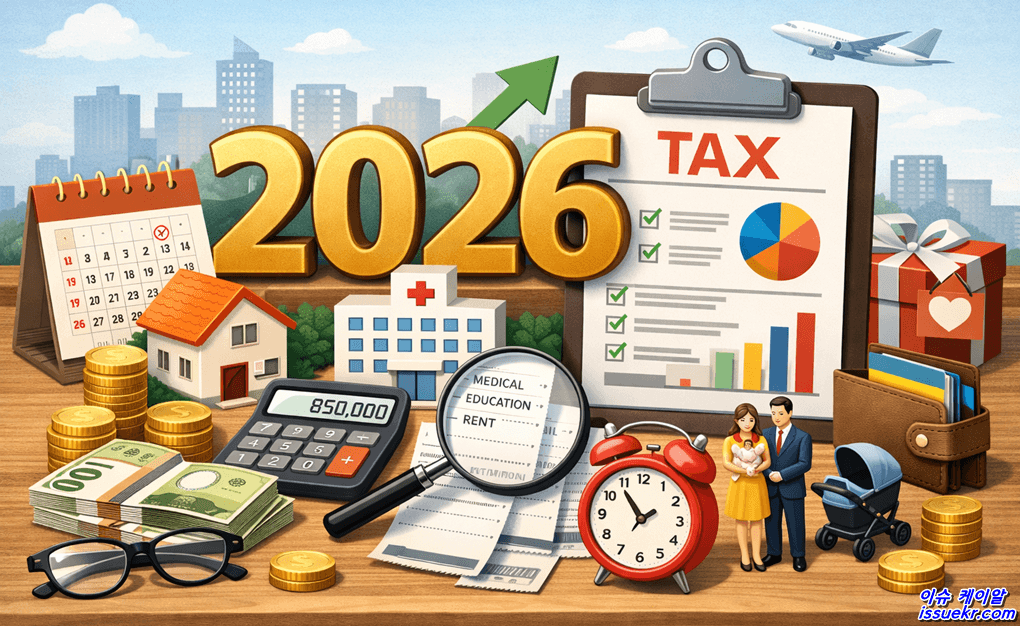 2026 연말정산 총정리, 일정·대상·신청 방법·달라진 점 한눈에