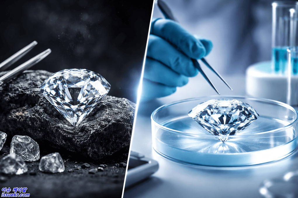 천연 다이아몬드 하락의 이유 합성이 주류가 된 시대 a
