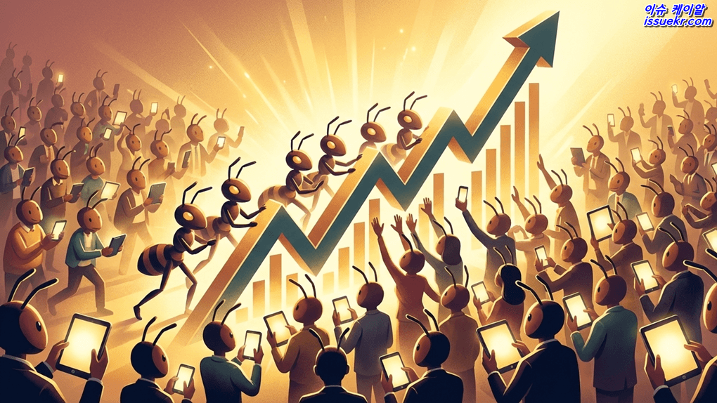 코스피 4,500 시대 개막, 외국인 팔아도 개미가 올렸다 b