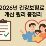2026년 건강보험료 개편안 완벽 가이드 달라진 산정 공식 총정리