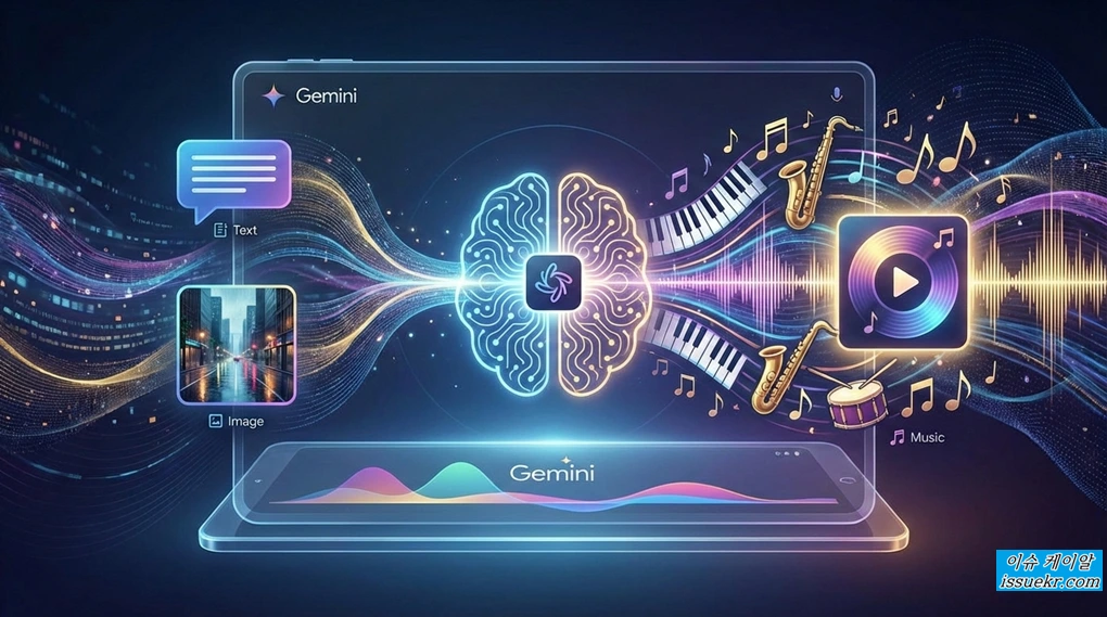 AI가 작사·작곡에 보컬까지 구글 제미나이, Lyria 음악 기능 전격 탑재