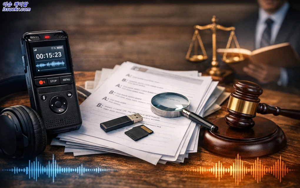 녹음 증거로 인정받으려면 녹취록 작성 절차와 통신비밀보호법 주의사항 a