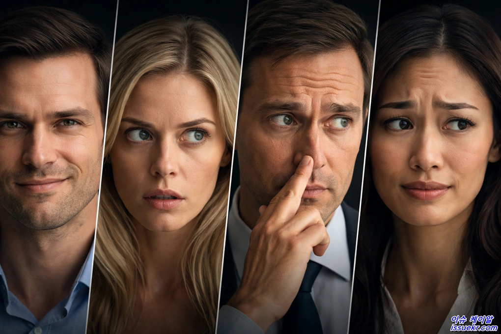 상대가 거짓말할 때 나타나는 미세 표정 4가지, 말보다 표정이 먼저 말하는 순간 b