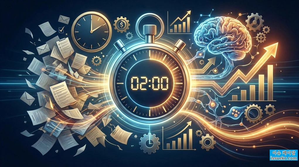 생산성을 높이는 2분 규칙의 놀라운 효과 b