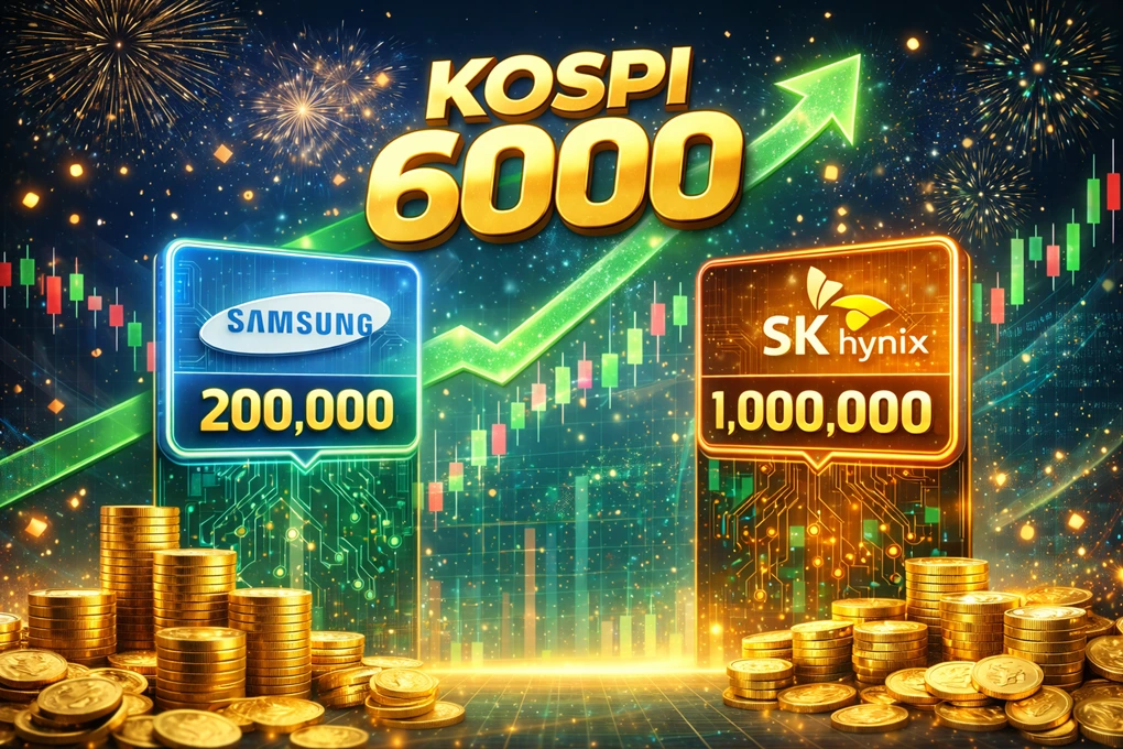 코스피 6,000 시대 개막, 대한민국 금융 역사를 새로 쓰다 b