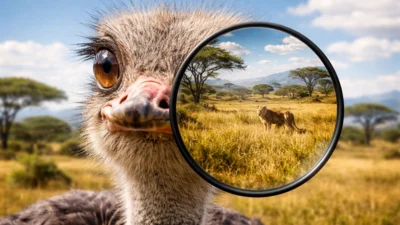 [동물 팩트체크] 타조 시력 25.0, 진짜일까 과장일까
