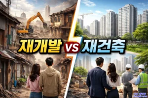 [부동산 필독] 재개발과 재건축, 차이점 완전정복