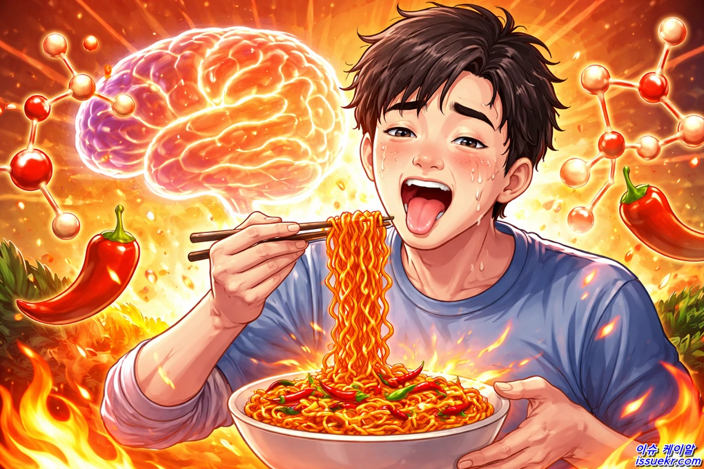 매운 음식 먹을 때 땀이 나는 진짜 이유, 최신 과학 및 의학 정보 a