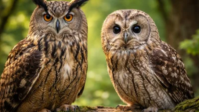 부엉이 올빼미 차이와 구분법