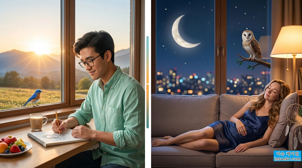 아침형 인간 vs 저녁형 인간, 최신 연구로 본 차이와 숨겨진 반전b