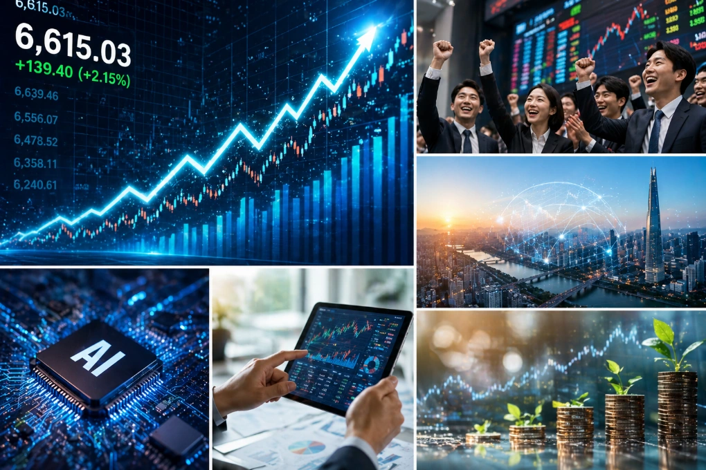 코스피 6,600 돌파! 시가총액 6천조 시대, 한국 증시 역대급 변화 a