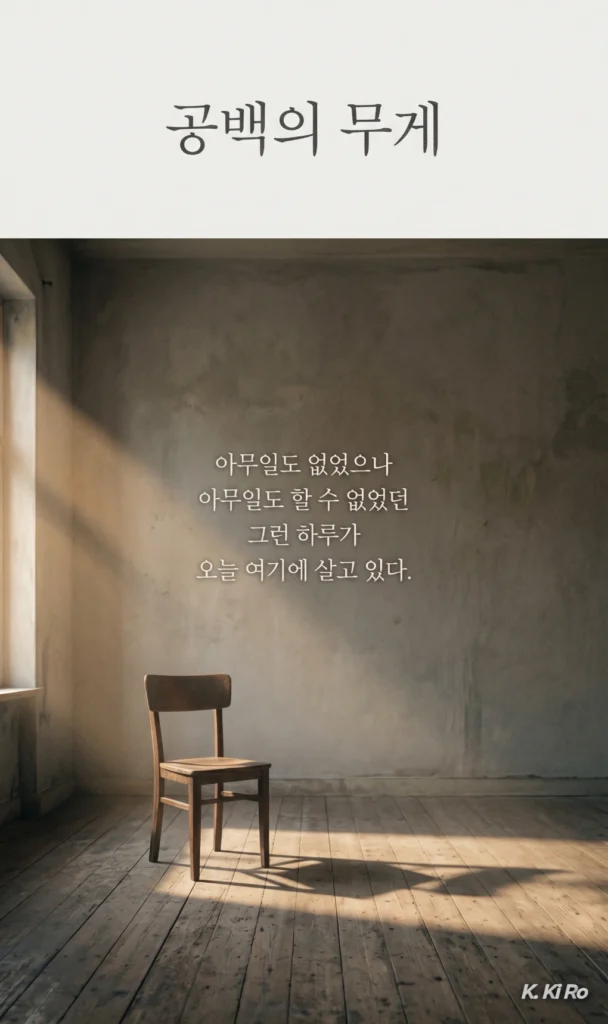 공백의 무게