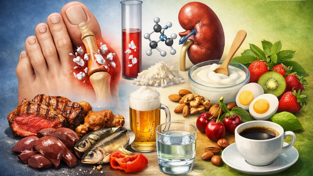 통풍 원인과 피해야 할 음식 식단 관리만으로 완치되지 않는 이유